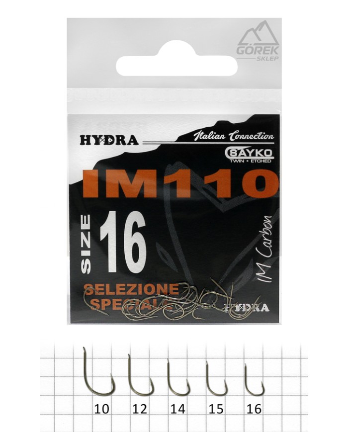 Haczyki HYDRA IM110 - 20 sztuk - Rozmiar 14