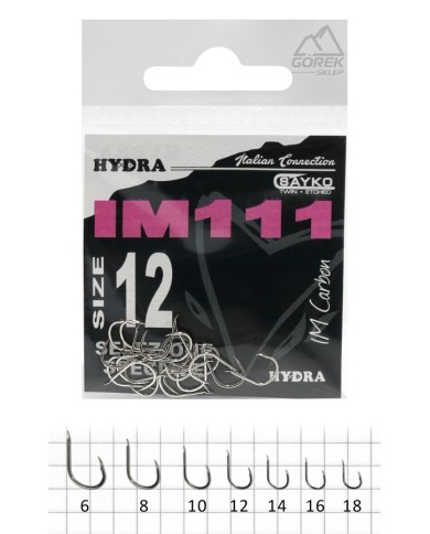 Haczyki HYDRA IM111 - 20 sztuk - Rozmiar 16