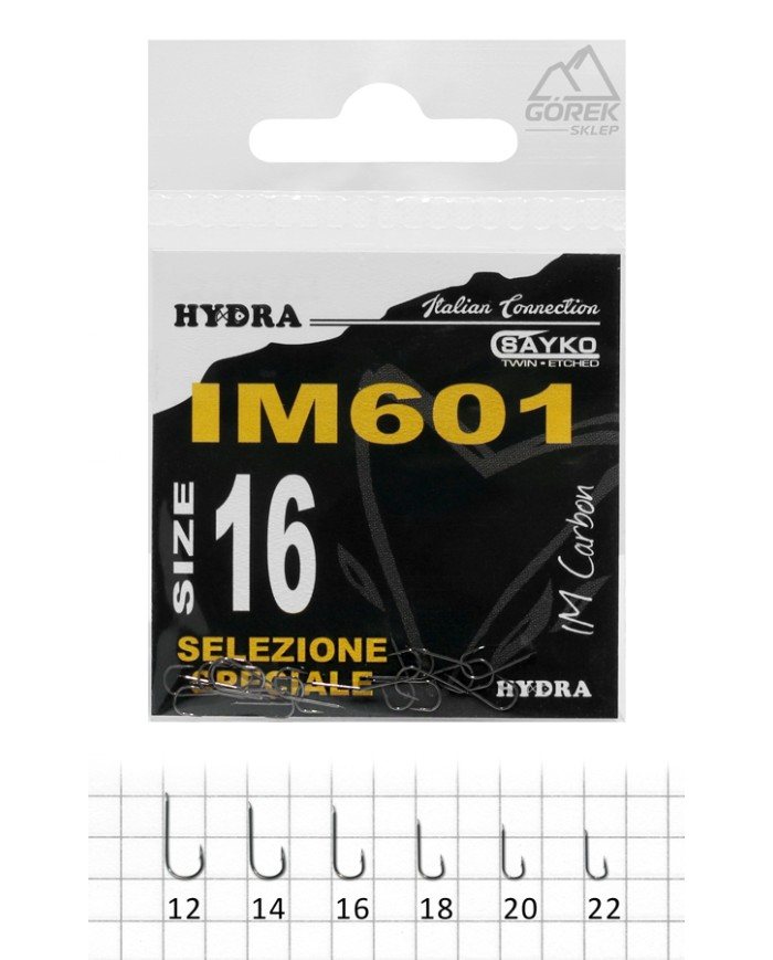 Haczyki HYDRA IM601 - 20 sztuk - Rozmiar 16
