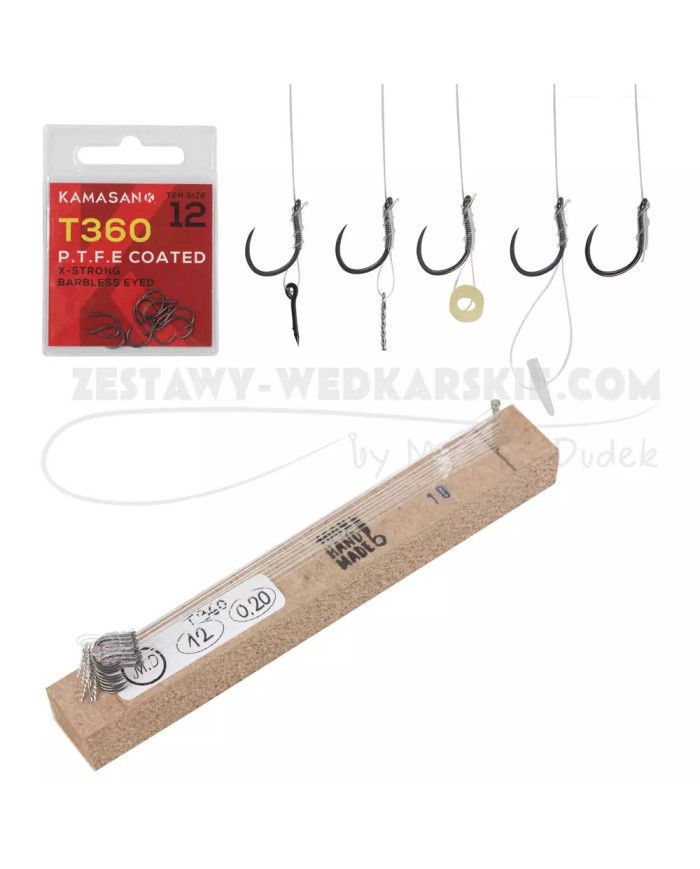 Gotowe przypony Kamasan T360 10szt. METHOD r.10