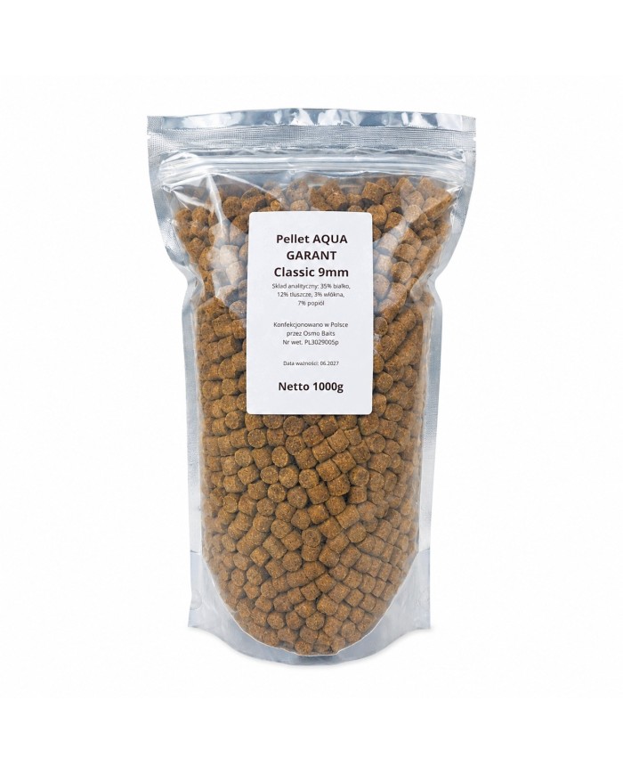Pellet AQUA GARANT CLASSIC 9mm 1 kg