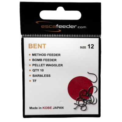 Haczyki Esca Feeder Bent - rozmiar 12 -bezzadziorowe
