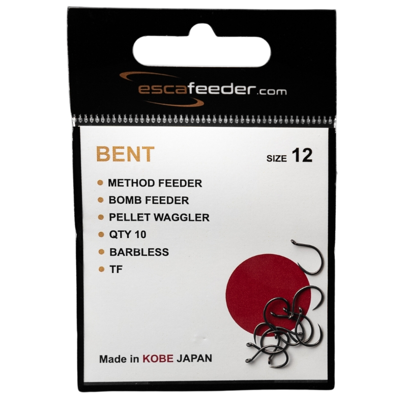 Haczyki Esca Feeder Bent - rozmiar 12 -bezzadziorowe