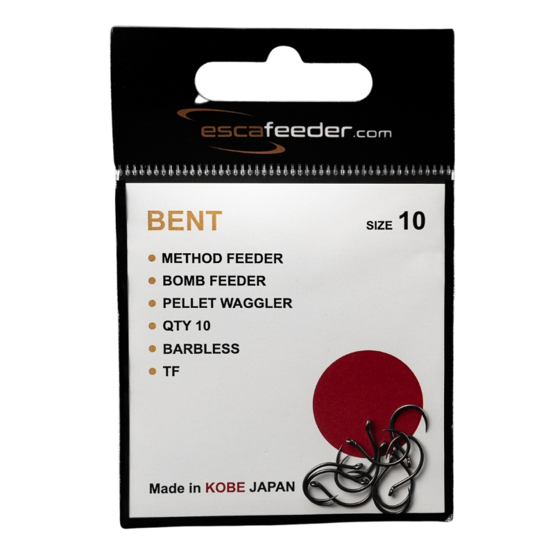 Haczyki Esca Feeder Bent - rozmiar 10 - bezzadziorowe