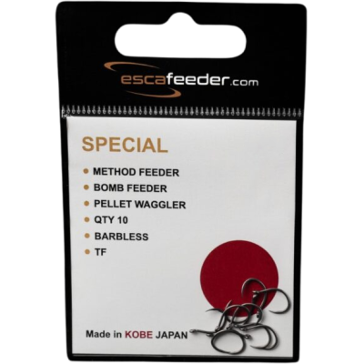 Haczyki bezzadziorowe ESCA FEEDER SPECIAL - rozmiar 14