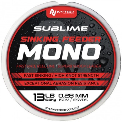 ŻYŁKA NYTRO SUBLIME SINKING FEEDER 0,20